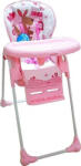 Baby Care Scaun de masa pentru copii si bebe Baby Care CC reglabil in 3 trepte, pliabil, centura de siguranta, sezut comfortabil, masuta detasabila, pozitie somn, cosulet de depozitare, model Cangur , Roz (BCCC Scaun de masa bebelusi, inaltator