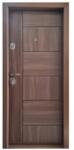 NOVO DOORS Usa metalica de apartament cu izolatie si vizor Novo Doors First Class NDFC04, Deschidere Stanga Dreapta, Dimensiune 200X88 cm, Tabla 12 mm, Kit complet, Tanganica (NDFC04)