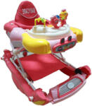 BabyCare Premergator cu sistem de balansare Baby Care Bunny, cu sistem de balansare, 8 Roti , Pliabil, Cu Melodii, Roz (BBCBUNNYWALKER)
