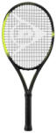 Dunlop Racheta de tenis pentru copii si incepatori Dunlop SX 300 Junior 26 PRO, Din aluminiu, Lungime 66 cm, 12 ani plus, Negru cu Verde (DUNLROCKSX300JR26) Racheta tenis