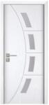 Novo Doors Usa Interior din MDF Novo Doors ND508, Cadru din Lemn Masiv, Geam Sablat, KIT COMPLET, Toc , Manere si balamale incluse (ND508)