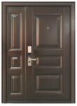 NOVO DOORS Usa metalica dubla de exterior cu izolatie si vizor Novo Doors ND5001 , deschidere stanga dreapta, 1 yala, dimensiuni multiple, tabla 0.7 mm, balamale si clanta incluse, toc de 7 centimetri, pentru ca