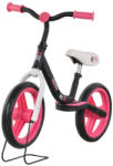 NOVOKIDS Bicicleta pedagogica fara pedale pentru copii NOVOKIDS Ziggy , roti 12" inch, 3-5 ani, Maxim 25 kg, Cadru metalic, Roti din spuma, Roz (NKZGYPINK)