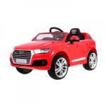 NOVOKIDS Masinuta Electrica cu acumulator pentru copii NOVOKIDS AUDI Q7, Roti din Cauciuc EVA, Max 30 kg , Usi cu deschidere , Baterie12V, 2 Viteze, Lungime 121 cm, 2 motoare 390 W, Rosu (NKAUDIQ7RED)