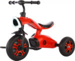 NOVOKIDS Tricicleta cu pedale NOVOKIDS Space Trike, Cu melodii si lumini, Max 30 kg, Roti din spuma cauciucata EVA, Cadru metalic, Model motocicleta, Rosu (NKSPCETRIKERED)