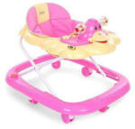 NOVOKIDS Premergator reglabil in 3 trepte cu melodii Micii Pinguini , Ratusca, Pliabil, Roz (RORATMP)
