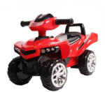 NOVOKIDS Masinuta cu Functie de Trotineta Fara Pedale Pentru Copii NOVOKIDS ATV No Fear Rider, Maxim 25 Kg, Cu Melodii, Sezut comfortabil, Rosu cu Negru (NKFEARATVRED)