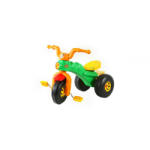 NOVOKIDS Tricicleta cu pedale pentru copii si bebe MINIKID®, Stabilitate Marita, Pentru Interior si Exterior, Verde, Portocaliu (TO000382-V1)