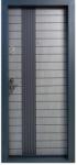 NOVO DOORS Usa metalica de apartament cu izolatie si vizor Novo Doors First Class NDS14, Deschidere Stanga Dreapta, Dimensiune 200X88 cm, Tabla 1.2 mm, Kit complet, Gri antracit (NDS14)