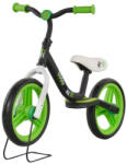 NOVOKIDS Bicicleta pedagogica fara pedale pentru copii NOVOKIDS Ziggy , roti 12" inch, 3-5 ani, Maxim 25 kg, Cadru metalic, Roti din spuma, Verde (NKZGYGREEN)