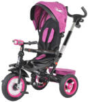 NOVOKIDS Tricicleta cu copertina detasabila NOVOKIDS Jockey Trike , Cu far luminos si melodii, Roti gonflabile din cauciuc, Rotire 360 grade , Cadru metalic, Dimensiuni 120X54X100 cm, Mov (NKJCKEYTRKEPURPLE)