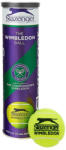 Dunlop Set 4 mingi de tenis Slazenger The Wimbledon Ball Originals, pentru orice suprafata de joc, cutie inclusa (SLAZENGERWIMBLEDON)