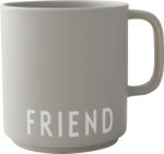 Design Letters Cană cu mâner Favourite Friend gri (10101008CLGRFRIEND)