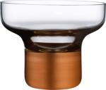 Nude Castronaș Contour 13 cm transparent cu suport din aramă (1075300) Castron