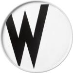 Design Letters Farfurie AJ litera W de porțelan (10201500W)
