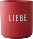 Design Letters Cană Favourite DE Liebe roșie (10101017ROSELIEBE)