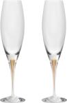 Orrefors Pahare pentru șampanie Intermezzo 260 ml aurii 2 buc (6577494) Pahar
