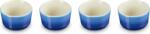Le Creuset Forme mici pentru copt și servire Le Creuset 8 cm bleu intens 4 buc (79109102200000) Castron