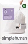 simplehuman Торбички за боклук Simplehuman размер В 10-12 л 20 бр (CW0162)