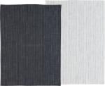 Södahl Lavete mari de bucătărie Line 50 x 70 cm gri și albă 2 buc (25094)