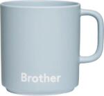 Design Letters Cană cu mâner Favourite Brother bleu foarte deschis (10101008LGTBLBROTH)