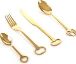 Seletti Set de tacâmuri Keytlery auriu 24 el (07374) Tacam