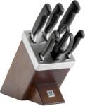 ZWILLING Bloc cu autoascuțire cu 5 cuțite și forfecuță Four Star maro (35145-000-0)