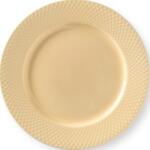 Lyngby Farfurie pentru prânz Rhombe 27 cm galben deschis (201945)