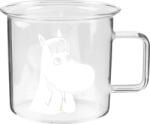 Muurla Cană Muurla Momini Domnița Fandosica 350 ml transparentă din sticlă (741-035-02)