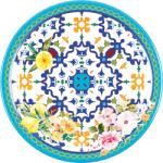 Guzzini Farfurie de desert Flowers & Lemon 21, 5 cm albastră (28190252)