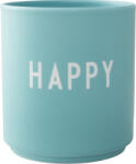 Design Letters Cană Favourite Happy turcoaz marin (10101002AQUAHAPPY)