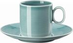 Rosenthal Ceașcă pentru cafea Thomas Loft Ice Blue 210 ml cu farfurioară (11900 401918 14742 + 11900 401918 14741)