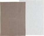 Södahl Lavete mari de bucătărie Line 50 x 70 cm taupe-alb 2 buc (25095)