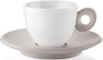 Guzzini Cești pentru espresso Everyday taupe cu farfurioară 4 buc (081701158)