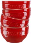 Staub Castronașe pentru gustări Staub 12 cm roșii 4 buc (40511-541-0) Castron