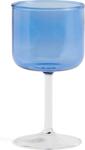 Hay Pahare pentru vin Tint Wine Glass albastre 2 buc (AB530-A668-AG84) Pahar