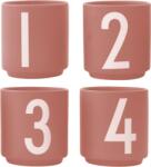 Design Letters Cești pentru espresso AJ nude 4 buc (10102002NUDE)