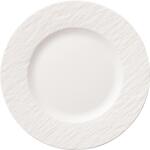Villeroy & Boch Farfurie pentru micul dejun Manufacture Rock Blanc 22 cm cu adâncitură (10-4240-2640)
