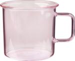 Muurla Cană Muurla 350 ml roz din sticlă (346-035-04)