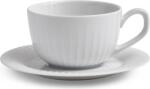 Kähler Ceașcă pentru cafea Hammershøi 250 ml albă cu farfurioară (692205)