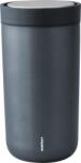 Stelton Cană termică To-Go Click 200 ml albastru metalic din oțel dublu (675-18)