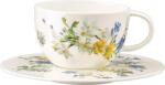 Rosenthal Ceașcă pentru ceai Brillance Grădina Alpină 300 ml cu farfurioară (10530 405108 14772 + 10530 405108 14676)