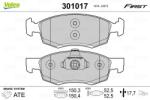 VALEO set placute frana, frana disc VALEO ESSENTIAL 301017 (301017)
