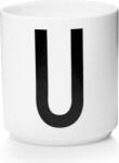 Design Letters Cană AJ litera U de porțelan (10201000U)