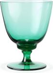 Holmegaard Pahar de apă Flow verde smarald (4300488) Pahar