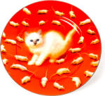 Seletti Farfurie Seletti Wears Toiletpaper Kitten cu margine aurie (16915)