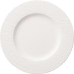 Villeroy & Boch Farfurie pentru prânz Manufacture Rock Blanc 27 cm cu adâncitură (10-4240-2620)