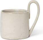 ferm LIVING Cană Flow 360 ml crem (1104264632)