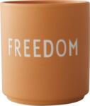 Design Letters Cană Favourite FREEDOM portocalie (10101002ORAFREEDOM)