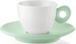 Guzzini Cești pentru espresso Everyday verzi cu farfurioară 2 buc (081700243)